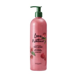 Love Nature Energising Body Cream with Organic Mint & Raspberry